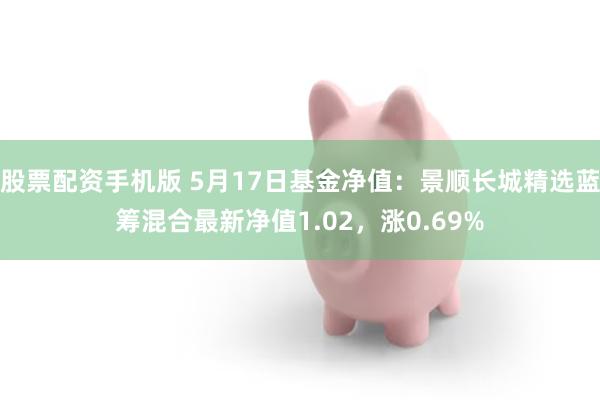 股票配资手机版 5月17日基金净值：景顺长城精选蓝筹混合最新净值1.02，涨0.69%