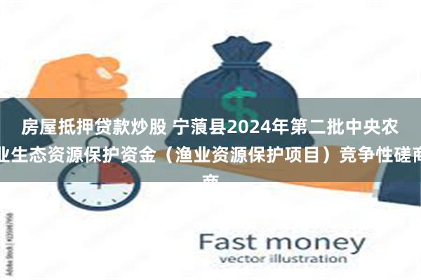 房屋抵押贷款炒股 宁蒗县2024年第二批中央农业生态资源保护资金（渔业资源保护项目）竞争性磋商